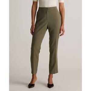 Quince Olive Professional Ankle Pants